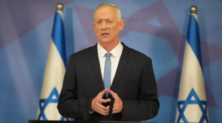 غانتس: أمن “إسرائيل” في خطر بسبب التمزق الداخلي