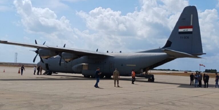 ثاني طائرة مساعدات عراقية تصل إلى مطار بيروت