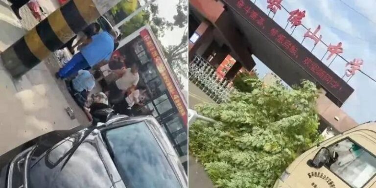 باص مدرسي يدهس التلاميذ وأهاليهم! (فيديو ـ مشاهد قاسية)