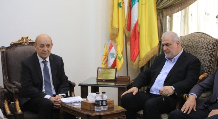 رعد يلتقي لودريان: لإسهام فرنسا بوقف الهمجية الصهيونية في غزة ولبنان