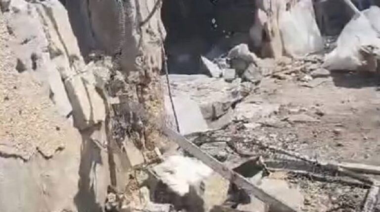 بالفيديو.. دمار بقاعدة عسكرية في عرابة بمسيرة عراقية