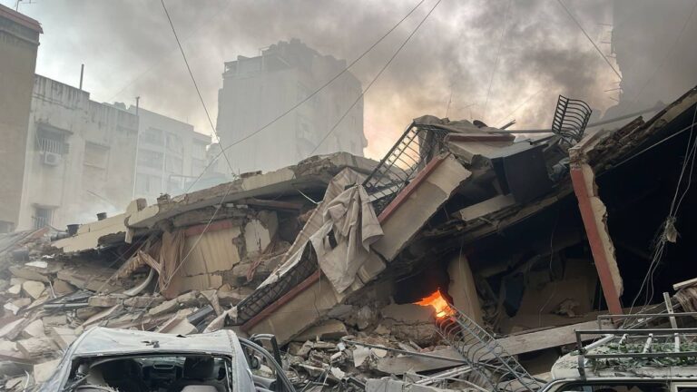 غارة على الشياح