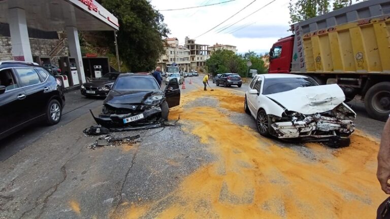 بالفيديو.. حادث سير مروع في بكفيا