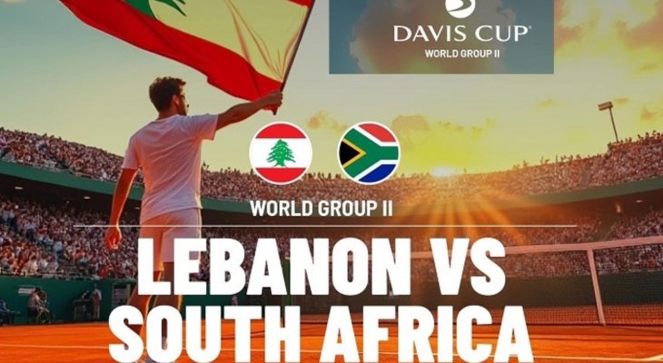 كأس ديفيز: لبنان يواجه جنوب افريقيا في مصر