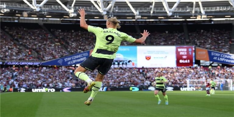 هالاند يحصد جائزة لاعب الشهر في مانشستر سيتي