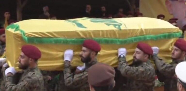 بالفيديو – مراسم تشييع الشهيد إبراهيم عقيل