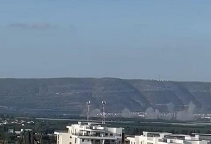 بالفيديو – صواريخ على “شلومي”