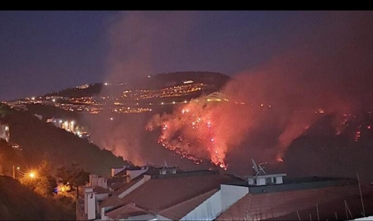 بالفيديو.. حريق الربوة يتوسع والدفاع المدني يواصل جهوده