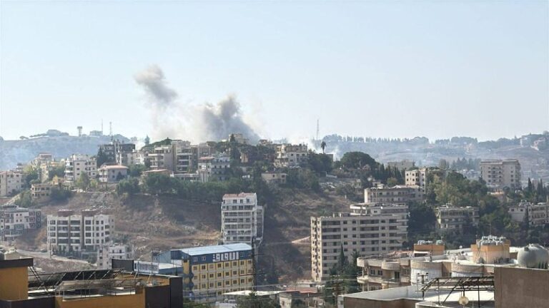 بالفيديو – لحظة شن الغارات على النبطية