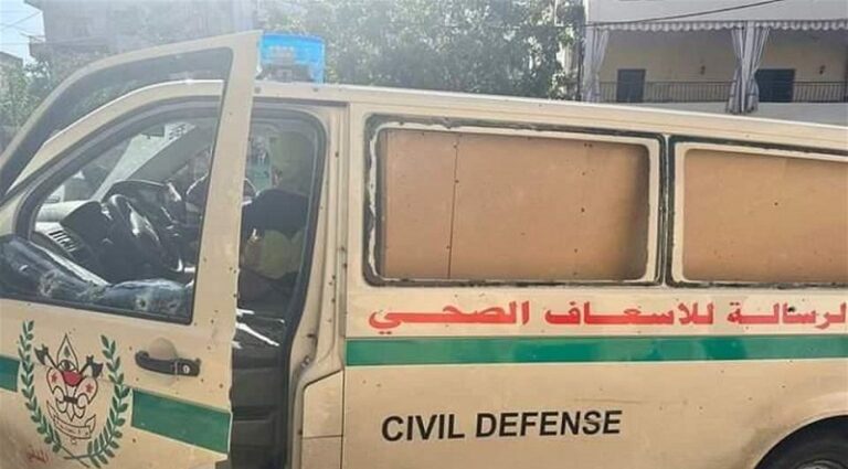 الاحتلال يستهدف سيارة إسعاف في جويا