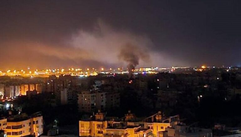 غارات عنيفة على الشويفات (صورة)