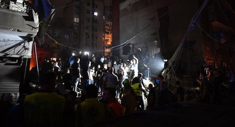 18 شهيداً و 92 جريحاً بالغارات على العاصمة بيروت