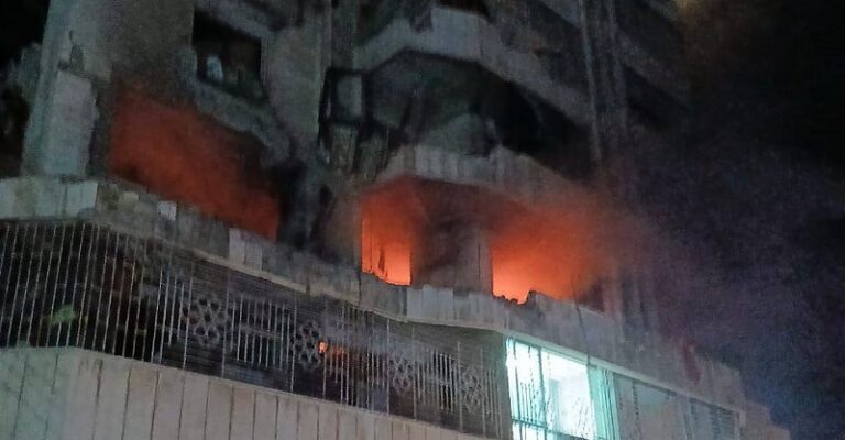 بالفيديو.. العدو يستهدف مكتب النائب أمين شري في الباشورة