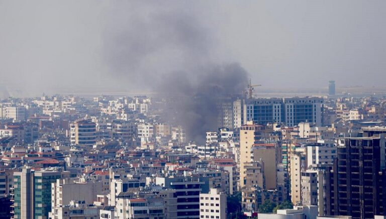 غارة على الشياح (فيديو)