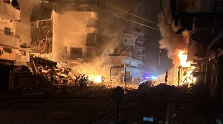 غارات على العباسية وعين بعال والحلوسية