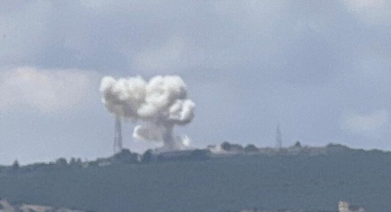 قذائف صاروخية على كريات شمونة