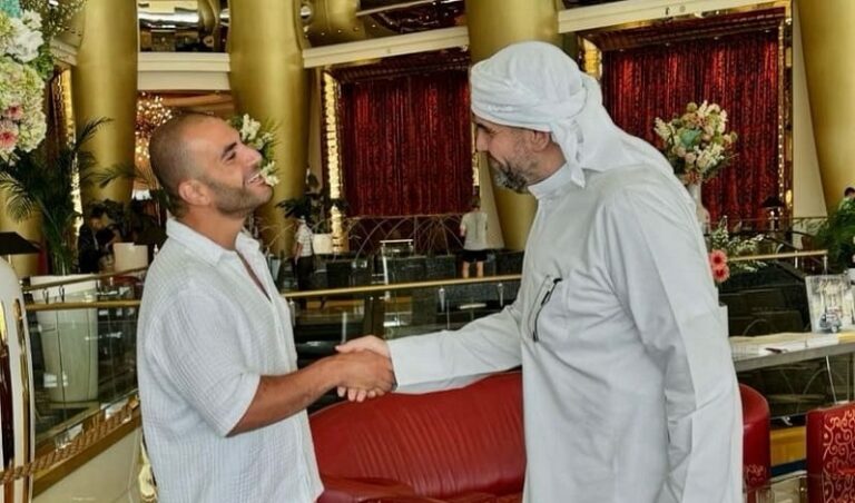 بالصور ـ بعد نانسي عجرم.. حسين الجسمي مع “إسرائيلي”!