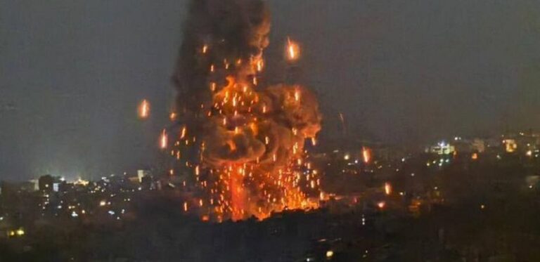 بالفيديو – غارة عنيفة على المريجة