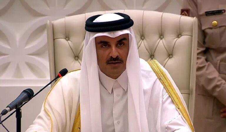 أمير قطر: الشعب الفلسطيني يحتاج إلى كل دعم ممكن