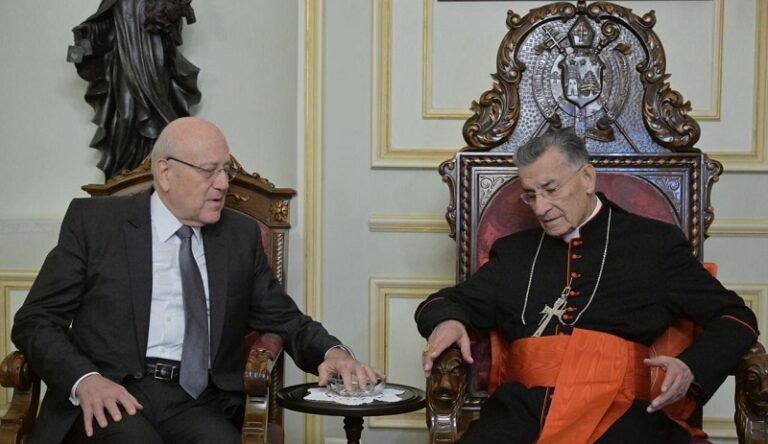 ميقاتي من بكركي: لننتخب رئيساً للجمهورية اليوم قبل غد