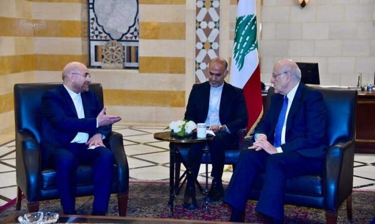 رئيس البرلمان الإيراني: نقدم كل الدعم للشعب اللبناني