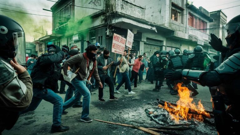 جرحى بمواجهات بين الشرطة ومتظاهرين في بوليفيا