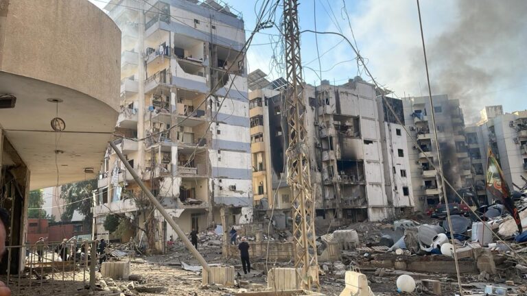 3 جرحى باستهداف المسعفين في المريجة (فيديو)