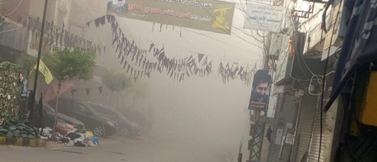 غارة جديدة على برج البراجنة قرب قيادة حركة “أمل” (فيديو)