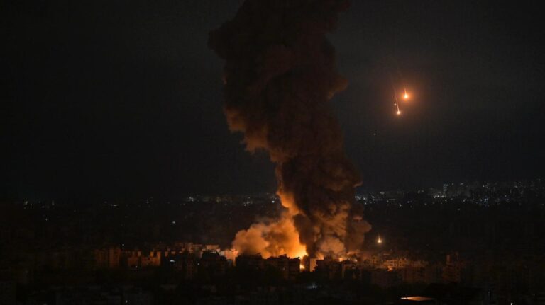 غارة عنيفة على السان تيريز.. وخروج مستشفيين عن الخدمة (فيديو)