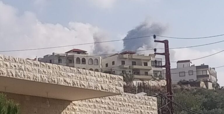 غارة على ديربلا – البترون.. وإصابات؟ (فيديو – صور)