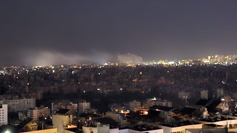 إصابات بغارة الأوزاعي