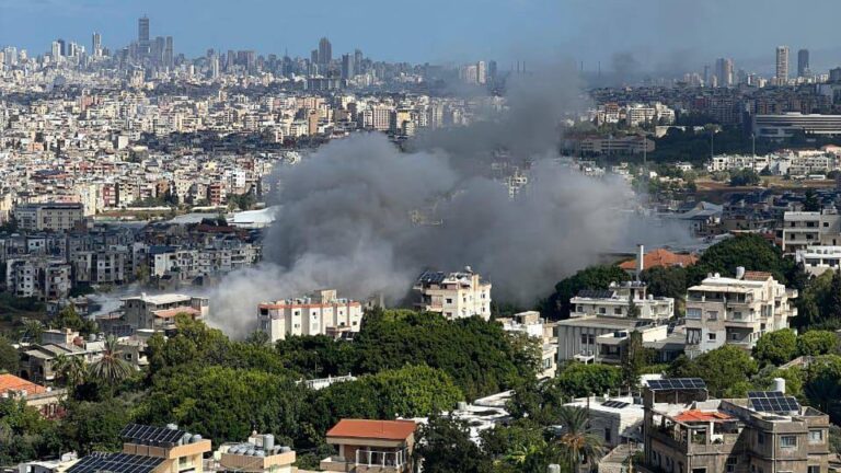 غارة جديدة على الضاحية