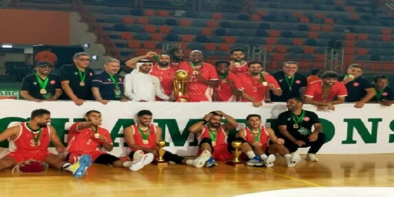 كرة السلة: العربي القطري يتوج بلقب البطولة العربية