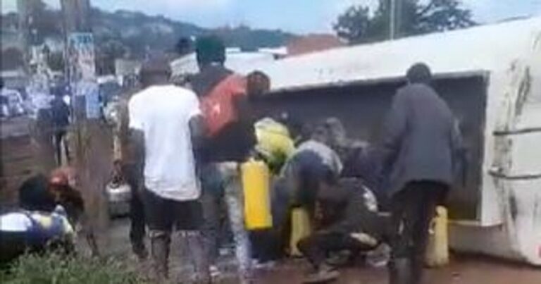 بالفيديو.. قتلى بانفجار شاحنة وقود في أوغندا