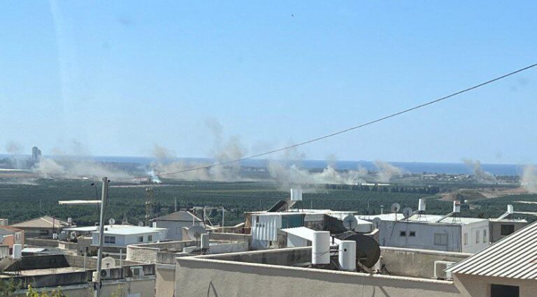 بالفيديو.. لحظة انفجار مسيرة في مصنع شمالي نهاريا