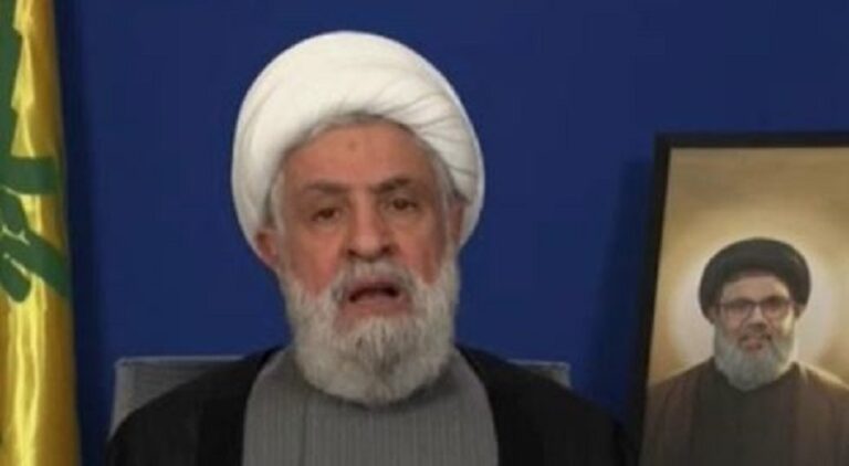 الشيخ قاسم: الرد على الاعتداء على العاصمة بيروت يجب أن يكون وسط “تل أبيب”