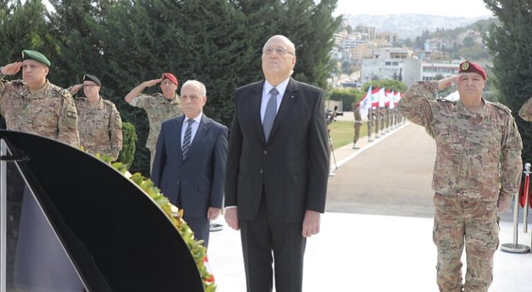 ميقاتي: الجيش يقدم التضحيات في الجنوب من أرواح ضباطه وعناصره