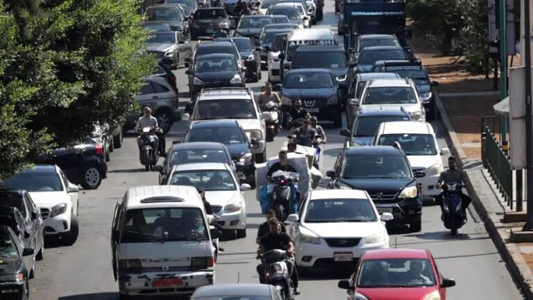 تحويل السير على الطريق الداخلية صوفر باتجاه بيروت