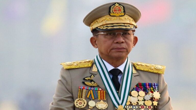 مذكرة اعتقال دولية بحق رئيس النظام العسكري في ميانمار