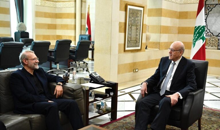 ميقاتي خلال استقباله لاريجاني: لعدم اتخاذ مواقف تولّد حساسيات