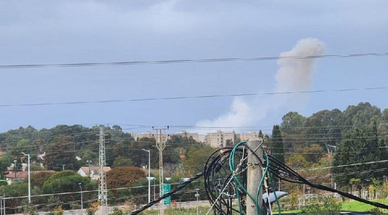 بالفيديو.. صاروخ على نهاريا