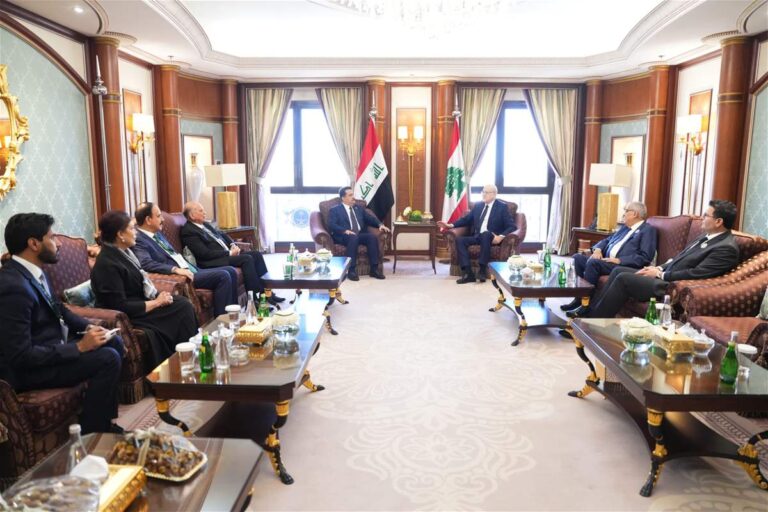 رئيس الحكومة العراقي يلتقي ميقاتي: نقف إلى جانب كل الجهود لحماية سيادة لبنان