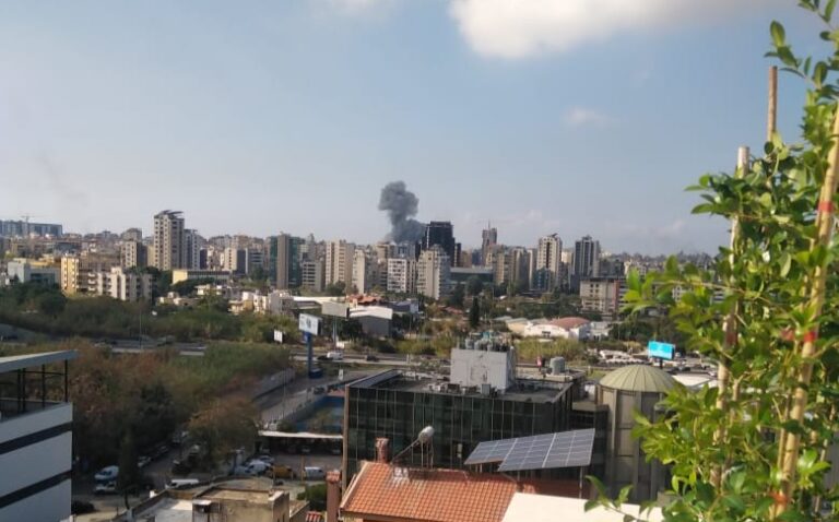 غارة جديدة على الغبيري (فيديو)