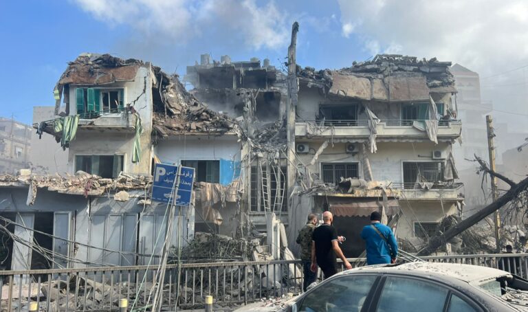 غارة على الغبيري – روضة الشهيدين (فيديو)