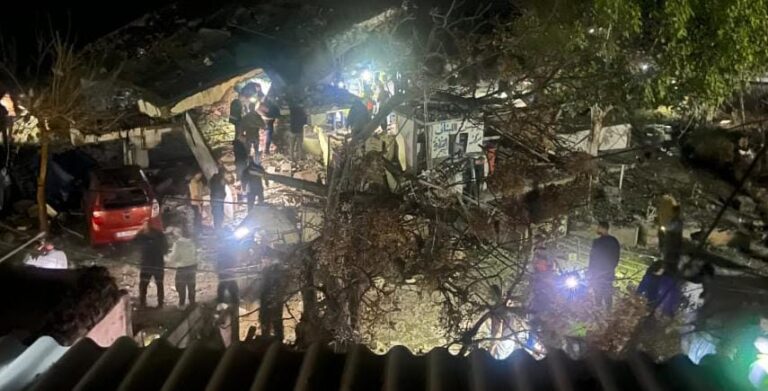 بالصورة – أسماء الإصابات بغارة الصرفند