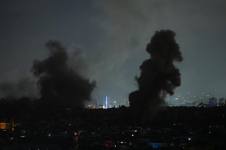 غارة 11 على حي السلم في الضاحية (فيديو)