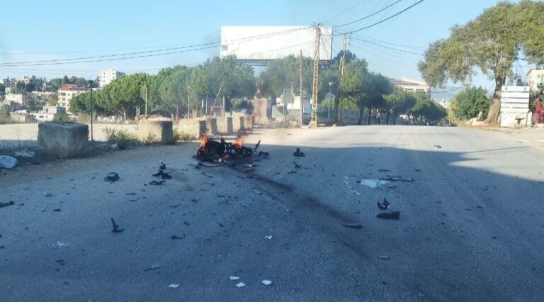 شهيد باستهداف دراجة نارية في النبطية الفوقا
