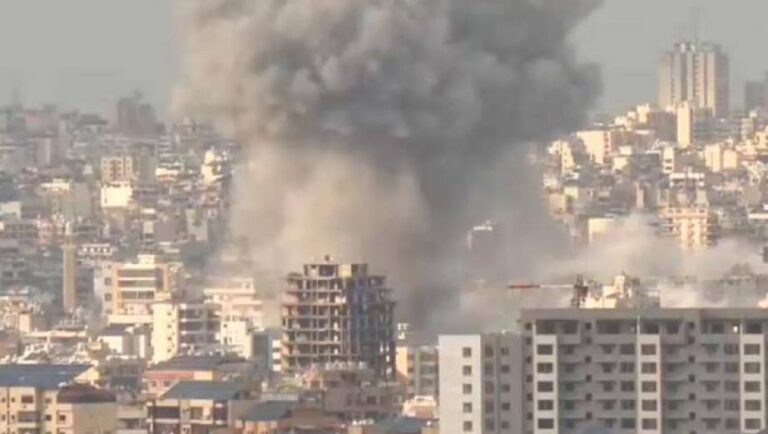 غارتان استهدفتا حارة حريك والغبيري (فيديو)