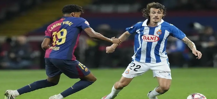 برشلونة يواصل تألقه ويحسم ديربي كتالونيا