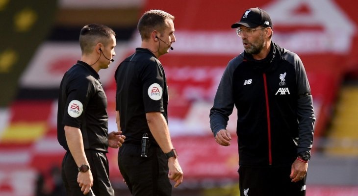 ايقاف حكم هاجم يورغن كلوب وليفربول